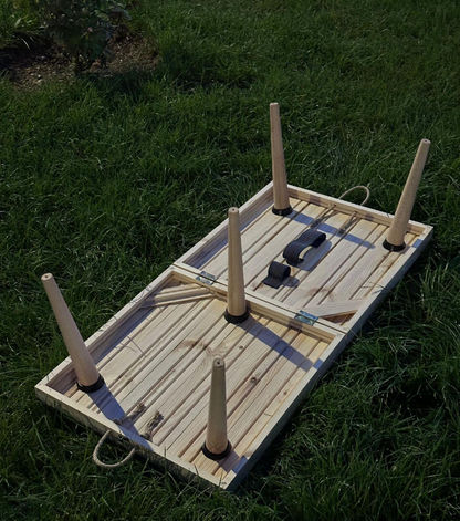 Boho folding table, wooden table, low seat table for Family Friends Picnic Camping